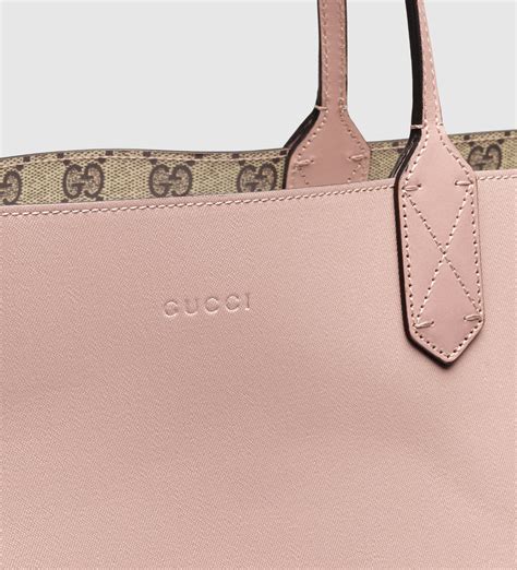 gucci pink reversible tote|reversible gucci tote bag.